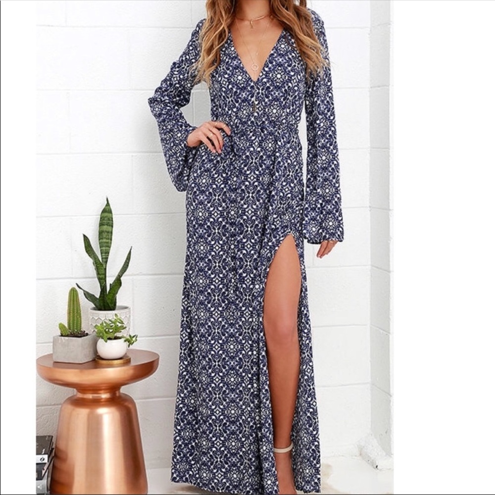NWt lulus mandala maxi dress